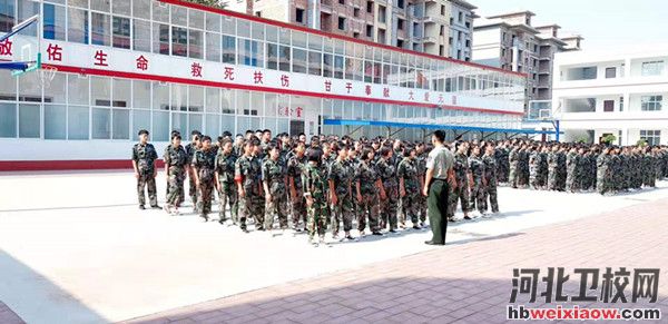 邯鄲永年衛(wèi)生學(xué)校軍訓(xùn)